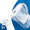 Brita Sada filtračnej kanvice Marella, 2,4 l, biela + 3 filtre Maxtra Pro Pure Peformance 1052791