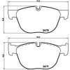 Sada brzdových platničiek kotúčovej brzdy BREMBO P 06 049