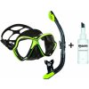 Mares Set na šnorchlovanie X-VISION + ERGO DRY limetková/čierna LMKBK