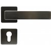 Dverové kovanie RICHTER Bormio (antracit), kľučka-kľučka, Otvor pre obyčajný kľúč BB, RICHTER antracit