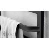 Regnis LOX DUO, vykurovacie teleso 530x1800mm, 765W, čierna matná, LOXDUO1810/540/D50/BLACK