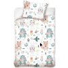 Obliečky do postieľky 100x135 + 40x60 cm - Lúka so zvieratkami