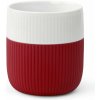 Royal Copenhagen Porcelánový hrnček Fluted Contrast Crimson 350 ml