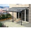 Pergola 618 x 305 cm (čierná+transparentní polykarbonát)