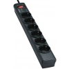 Eaton PS6D prepäťová ochrana Čierna, Biela 6 AC zásuvky/AC zásuviek 220 - 250 V 1 m (Protection Strip 6 DIN 68583)