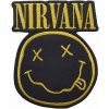 Nirvana Logo & Happy Face Cut-Out Nažehlovačka