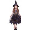 Detský kostým čarodejnice farebná/Halloween (M) e-obal