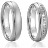Steel Wedding Snubné prstene chirurgická ocel SSPL015 veľkosť: 59