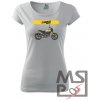 Dámske tričko s moto motívom 219 Ducati Scrambler