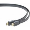 PremiumCord HDMI High Speed + Ethernet plochý kábel, pozlátené konektory, 5m kphdmep5