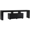Televízny stolík Enclave Wood Black