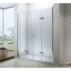 Mexen Lima Duo, sprchové skladacie dvere do otvoru 200 cm, 6mm číre sklo, chrómový profil, LIMA DUO DOOR 200