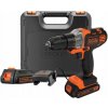 Skrutkovač Black+Decker akumulátorové napájanie 18 V MT218KB
