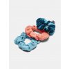 Under Armour Dámske gumičky do vlasov UA Blitzing Scrunchie (3ks) Modrá OSFM
