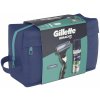 GILLETTE Mach3 Holiaci Strojček + 1 Britá + Gél Series 200 ml + Taška
