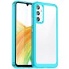 Ochranný kryt Colorful Acrylic case transparentno-modrý – Samsung Galaxy A25 5G