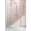 RADAWAY ESSENZA PRO KDJ 90cm ľavé dvere do kombinácie / sprchový kút rohový, profil chróm, sklo číre, 10097090-01-01L