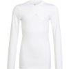 Detské termo tričko Adidas Jr Techfit LS T-Shirt White|140