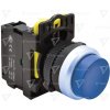 Tracon Výstuplé tlačidlo 1xNO 5A 230V IP65 modré NYG3-HB