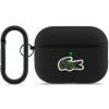 Lacoste Petit Pique Croc Logo Patch puzdro pre AirPods Pro 3, čierne 57983128166