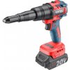 Extol Premium 8891868 Pištoľ nitovacia aku Share20V, 1x 2Ah, 3,2-4,8mm, 12000N, dĺžka ťahu 16mm