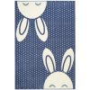 Najkoberce Kids 533926/94955 zajačiky, modrý 120x170 cm