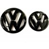 VW PASSAT B8 MK8 (2014-2019) predný a zadný znak, logo (14cm a 11cm) - čierna lesklá