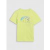 4F detské tričko zelené bavlna veľkosť 128