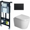 Súprava WC misa Duravit ME by Starck 2530092000, podomietková konštrukcia Duravit DuraSystem WD1011000000, 0020190000, WD5001031000