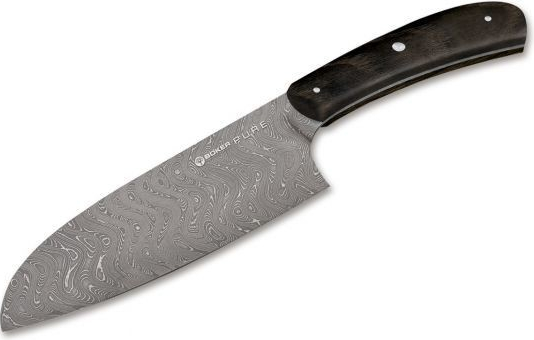 Böker Manufaktur Solingen 131477DAM Santoku damaškový nôž čierna 17 cm