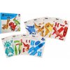 Teddies Modely 3D papírové Dinosauři 8 ks