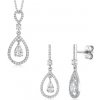 SOFIA strieborný set náušnice a prívesok AEAE17764Z/R+AEAP12285Z/R