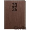 Ctirad Wood A5 Denní 2026 hnědá