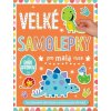 Velké samolepky pro malé ruce Dino ostrov