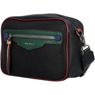 MaxFly dámska trendová crossbody kabelka MaxFly Likara čierna