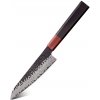 IZMAEL Damaškový kuchynský nôž Aokami Utility/Hnedá 15 cm