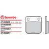 Predné brzdové doštičky / obloženie Brembo Suzuki 400 LT-A EIGER 2WD/4WD 2002 - směs SX