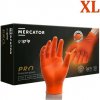 Rukavice jednorázové nitrilové oranžové MERCATOR GOGRIP vel. XL / 1 pár