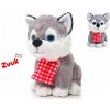Mikro trading Husky sedící se šálou se zvukem 22 cm