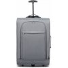 KONO Cestovný príručný kufor na kolieskach - sivý - 32L