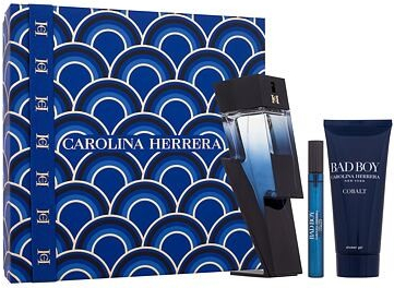 Carolina Herrera Bad Boy Cobalt Électrique : EDP 100 ml + sprchový gel 100 ml + EDP 10 ml