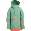 Detská lyžiarska bunda Burton Kids' Frostner 2L Anorak Jacket - soft sage/peach echo 152 zelená,oranžová