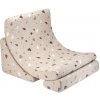 Rozkladacie detské kreslo Wigiwama® - Terrazzo Sand Moon