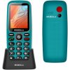 Tlačítkový telefon pro seniory Mobiola MB4120 4G tyrkysová MB4120TUE (MB4120TUE)