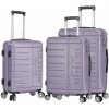 Cestovné kufre set 3ks Lee Cooper Brighton S, M, L 196 L fialová