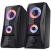 TRUST reproduktory GXT 606 Javv RGB-Illuminated 2.0 Speaker Set, černá 25108