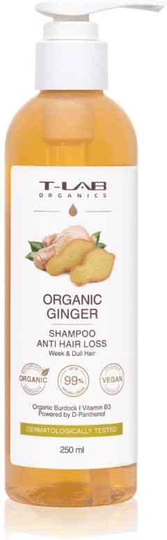 T-LAB Organics Organic Ginger Anti Hair Loss Shampoo 250 ml