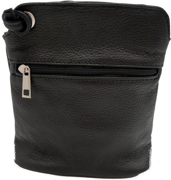 Donatella dámská kožená kabelka 15019 čierna