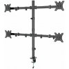 Gembird MA-D4-01 Nastavitelné rameno pro 4 monitory (otočení, naklápění, otáčení), 13”–32”, až 10 kg na monitor