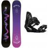 Gravity Sirene Black 24/25 dámsky snowboard + Gravity G2 Lady black viazanie + zľava 16 € na príslušenstvo - 156 cm + M (EU 38-42)